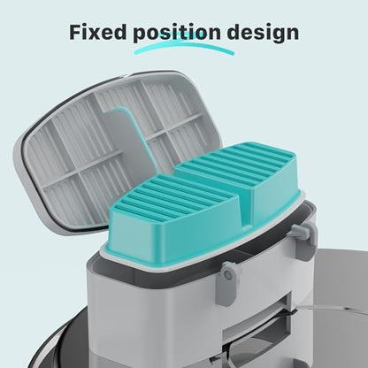 FOFNON Cat Fountain Replacement Filters: 24 Pet Fountain Filter for FOFNON Cat Water Fountains - 6 Months Set of Pet Fountains Filter - Including12 Pieces Filters + 12 Pieces Sponges - Image 6