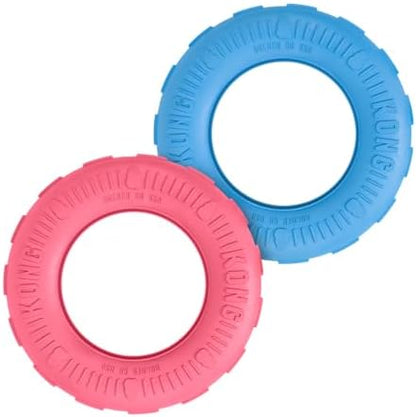 KONG Puppy Tires, Teething Toy, Medium/Large Puppies, Random Color by KONG