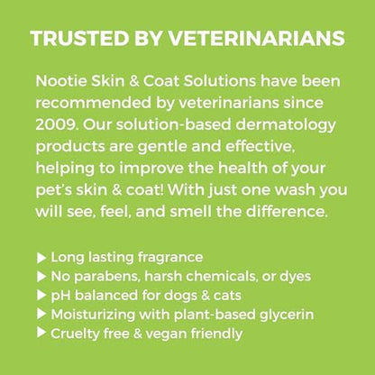 Nootie Cucumber Melon Pet Shampoo for Dogs & Cats, Gentle Oatmeal Formula - Image 3