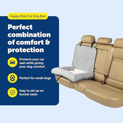 PetSafe Happy Ride Car Dog Bed, Gray - Image 4