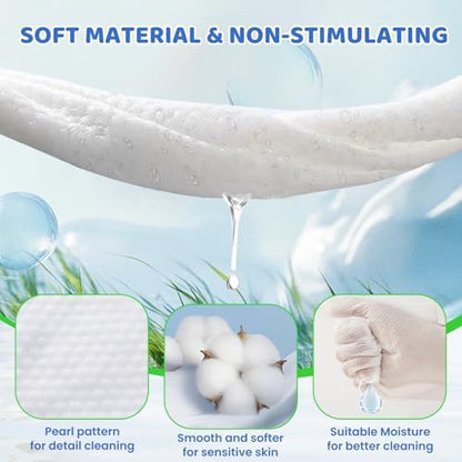 VOISEN 24 Pcs Pet Glove Wipes for Dogs, Pet Cleaning Gloves - Image 4