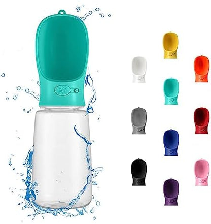 WePet Portable Dog Water Bottle, 25 OZ, Leak Proof Puppy Water Dispenser with Drinking Feeder for Pets Outdoor Walking, Hiking, Travel, Food Grade Plastic by WePet