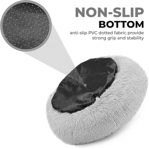 Whiskers & Friends Cat Beds for Indoor Cats & Small Dog, Fluffy Cat Bed - Image 4