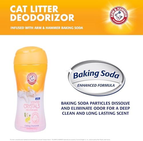 Arm & Hammer Calming Cat Litter Deodorizing Crystals, Chamomile, 15 Ounce (Pack of 12) - Image 2