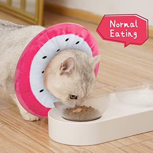 ANWA Adjustable Cat Cone Collar Soft, Cute Cat Donut Collar After Surgery - Image 3