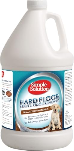 Simple Solution Hard Floor Stain & Odor Remover, Pet Stain Cleaner, Gallon by SimpleSolution