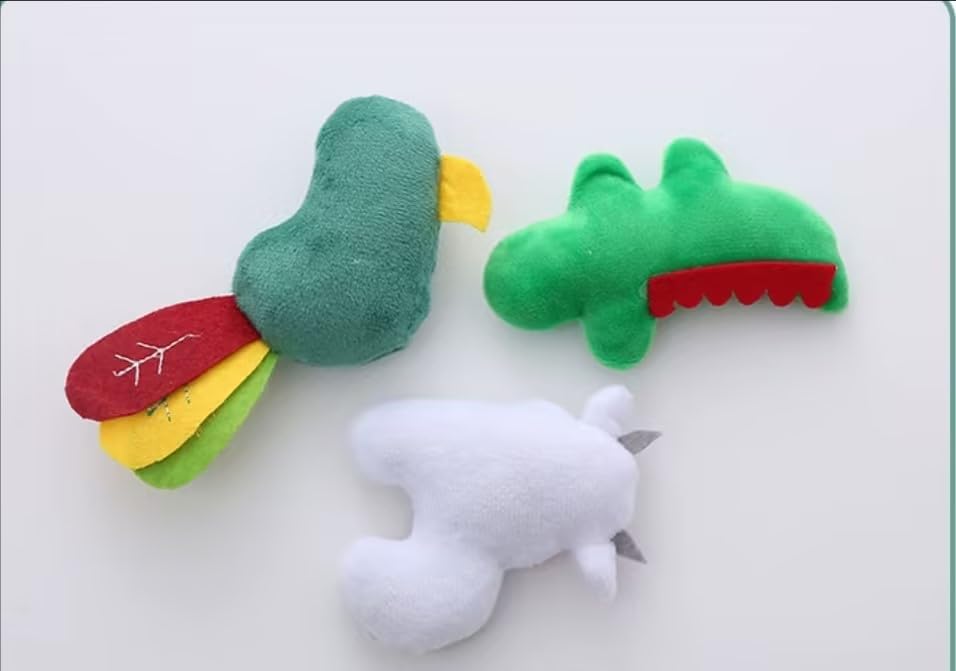Catnip Toy, Cat Plush Chew Toy, Teeth Grinding Catnip Toy Cow Pet Supplies - Image 5