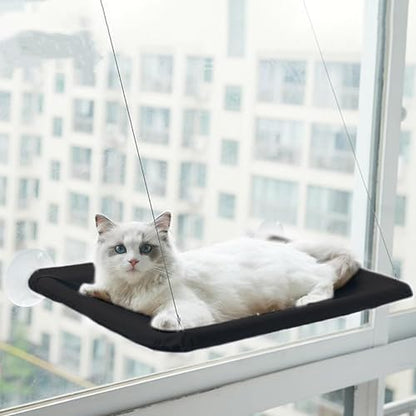 Black Cat Hammock for Window Cat Window Bed for Indoor Cats by JinRui-T