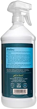 ALZOO Pet Stain & Odor Remover Spray for Dog & Cat Urine, Carpet, Furniture & Floors | Active Enzyme & Probiotic Formula | Apple Blossom Scent | Made in USA | 32 oz - Image 3