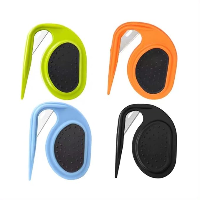 Grooming Knife for Long-Haired Pets - Remove Clumps Pet Knotting Massage Comb,3 In1 Multifunctional Dog Comb For Removing Tangled and Loose Hair (Orange, Medium)