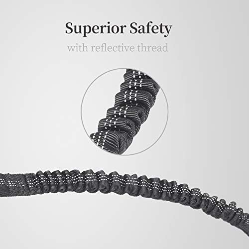 iYoShop Double Dog Leash with 3 Extra Traffic Handles, 15-120 lbs, Black - Image 6