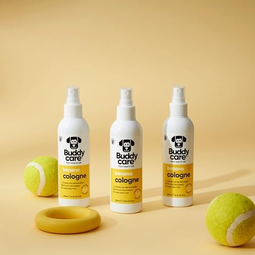 Buddycare Dog Cologne - Banana - 200ml - Refreshing and Banana Scented Dog Cologne - Refreshes Between Dog Washes - Image 3