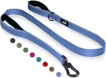 Twoear 4FT 1IN Heavy Duty Dog Leash for Large Dogs with 2 Padded Handles by TwoEar