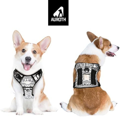 AUROTH Tactical Dog Harness Medium Sized Dog No Pull Adjustable Dog Vest - Image 2