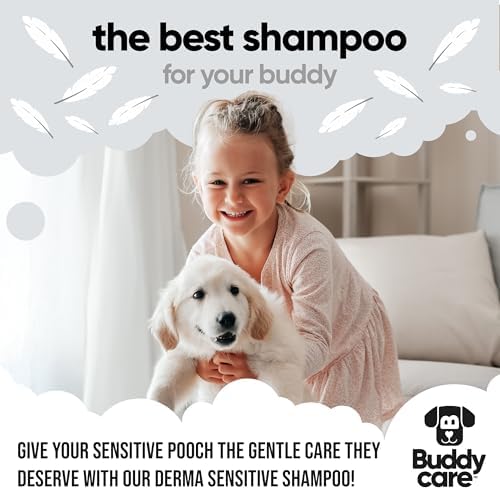 Derma Sensitive Dog Shampoo by Buddycare | with Aloe Vera and Pro Vitamin B5 (33.8oz) - Image 7
