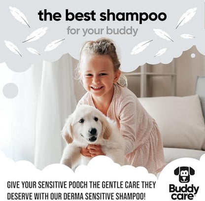 Derma Sensitive Dog Shampoo by Buddycare | with Aloe Vera and Pro Vitamin B5 (33.8oz) - Image 7
