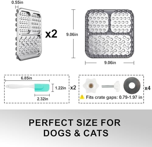 Kactoily 2-Pack 304 Stainless Steel Lick Mat for Dogs and Cats - Image 5