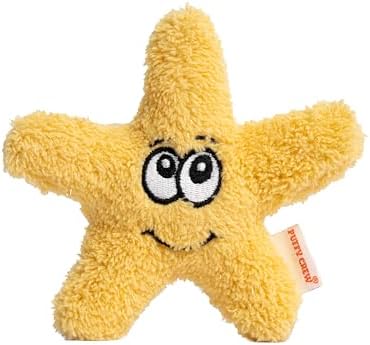 Interactive Catnip Cat Plush Toy, Ocean Theme, 5'', for All Breed Size Cats (Starfish) by PuffyCrew