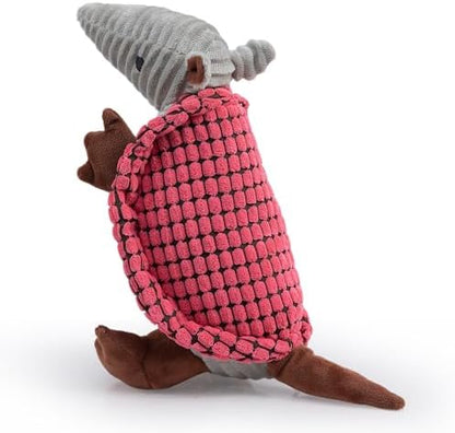 Hollypet Armadillo Squeaky Dog Toys for Medium Large Dogs, 10" by Hollypet