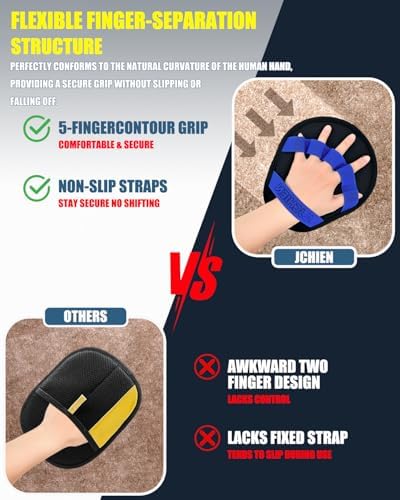 Pet Hair Removal Glove [2 Pack] Electrostatic Dog & Cat Hair Remover Glove - Image 3