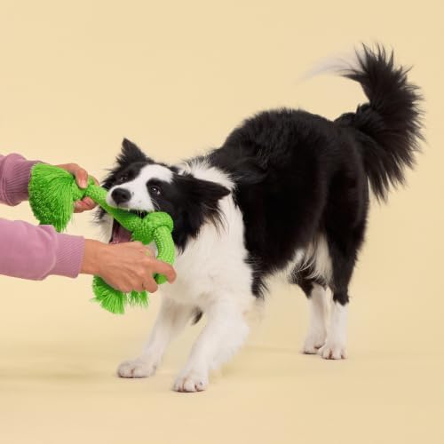 Playology Tug Rope Dog Toys for Large Dogs - Jumbo, Sweet Potato Scent - Image 3