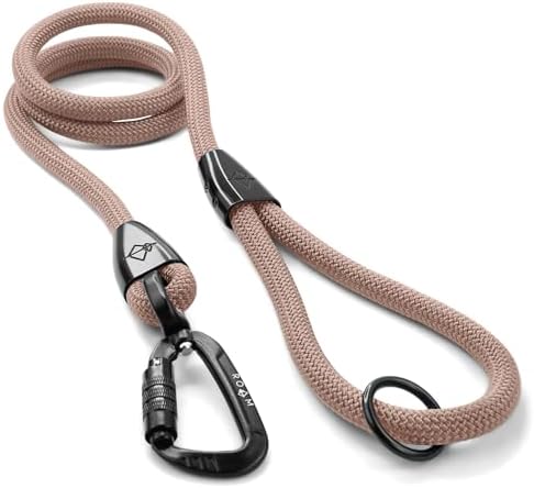 MADE TO ROAM Premium Explorer Leash - Climbing Rope Leash with Autolocking Aviation Aluminum Carabiner - Utah Glow, 4ft by MADETOROAM