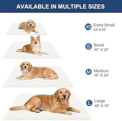 OLANLY Dog Door Mat for Muddy Paws 34x21, Extra Absorbent Chenille Mud Mat - Image 2