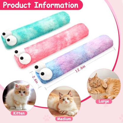 Cat Toys Pillows, 3 Pack Cat Kicker Toy for Kittens and Adult Cats - Image 3