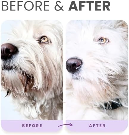 Lillian Ruff PRO Formula Ultra Brightening Dog Shampoo - Professional Whitening & Long-Lasting Odor Eliminator - Removes Stains & Discoloration, Dry Skin & Itch Relief with Aloe & Provitamin B5 (16oz) - Image 4