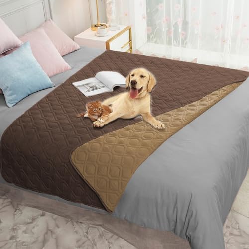 Ameritex Waterproof Dog Bed Cover Pet Blanket for Furniture Bed Couch Sofa Reversible by Ameritex