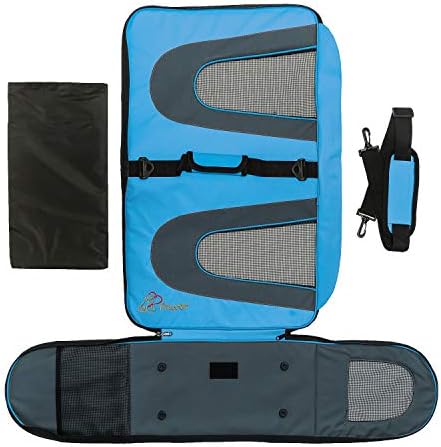 Pawer 18” x 11”x 11” Soft-Sided Foldable Airline Approved Pet Carrier for Cat, Puppy and Small Dog, Washable 600D Oxford Fabric, with Handle and Strap for Carry, Multiple Colors Available - Image 2