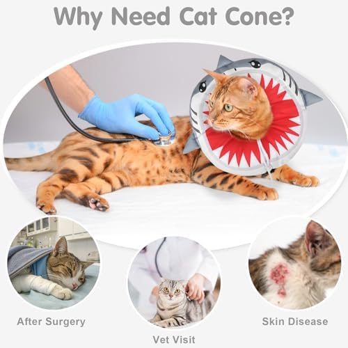 BEAUTYZOO Cat Cone Collars Soft, Cat Donut Recovery E Collar After Surgery - Image 2
