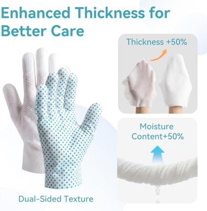 Pet Glove Wipes Pro, Massage Grooming for Dogs & Cats - Image 3