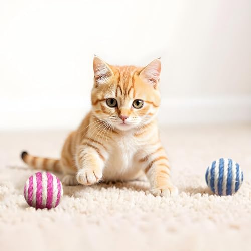 Cat Toys for Indoor Cats, 20 Packs Cat Toys Balls - Image 3