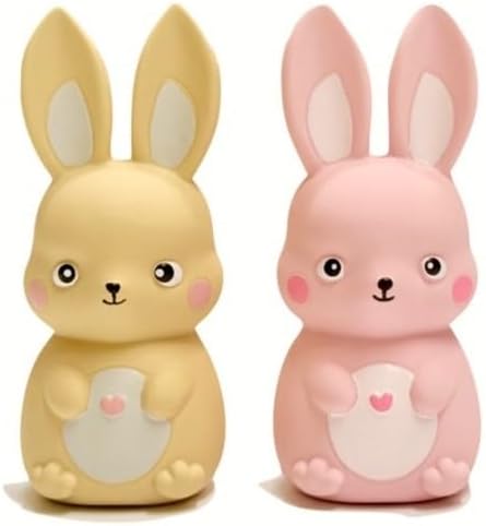 Rubber Squeaky Dog Toys, Latex Dog Squeaky Toys, Easter Bunny Dog Toy, Small, 2 Pack