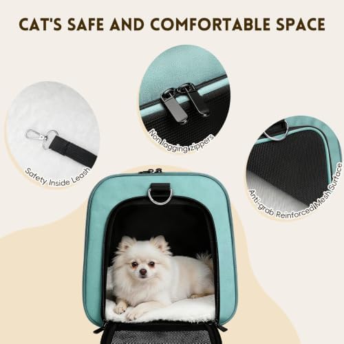 Cat Carrier Soft, Dog Carriers for Small Dog/Large Cat (Up to 16lb) - Image 5