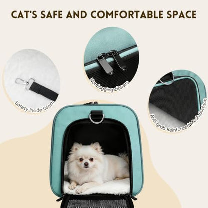 Cat Carrier Soft, Dog Carriers for Small Dog/Large Cat (Up to 16lb) - Image 5