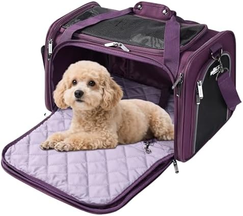 EliteField Deluxe Soft Pet Carrier for Cats and Dogs (3-Year Warranty) by EliteField