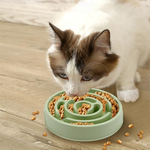 Slow Feeder Dog Bowls,Puzzle Dog Bowl with Anti-Slip, Slow Feeder & Non-Slip Design, Boredom and Anxiety Reducer, Suitable for All Breed Dogs and Cat - Image 6