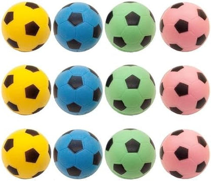 Foam Soccer Balls Cat Toys - Pack of 12 by PETFAVORITES