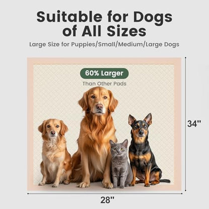Gardner Pet Disposable Puppy Pads XL, 28"x34" Pee Pads for Dogs, Super Absorbent & Leak-Proof Full Edge-Wrapping Dog Training Pads, Extra Thick Puppy Pee Pads, Dog Pee Pad Potty Pads for Dogs 30 Count - Image 6