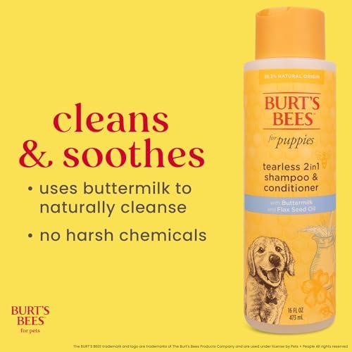 Burts Bees Tearless Shampoo & Conditioner with Buttermilk, 16 Fl Oz, 6-Pk - Image 3