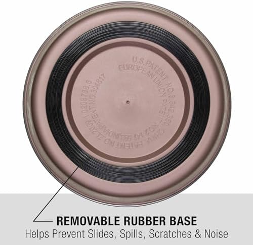 Loving Pets Bella Dog Bowls- Stainless Steel Dog & Cat Bowls - Spill Proof Dog Food Bowl, Cat Bowl, Puppy Essentials & Pet Supplies Great for Home & Travel (Large 35-65 lbs, Grape) - Image 3