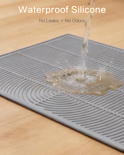 Extra Large Cat Litter Mat XL, 47" x 35", Silicone Waterproof - Image 3