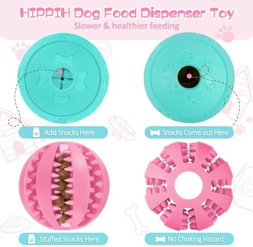 HIPPIH Dog Puzzle Toy 2 Pack, Interactive Dog Toys for Treat Dispensing - Image 7
