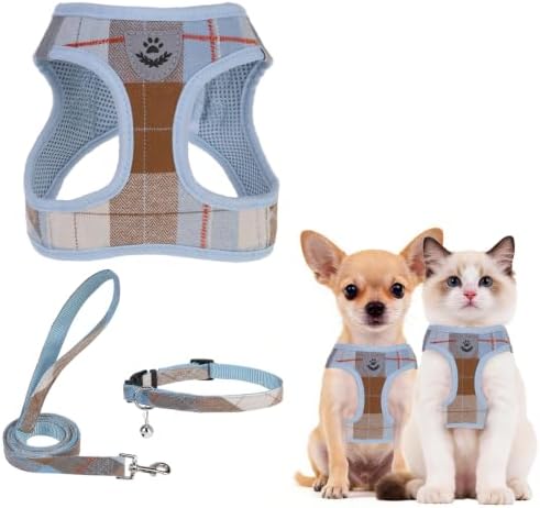 PUPTECK Dog Harness, Collar and Leash Set No Pull for Small Medium Sized by PUPTECK