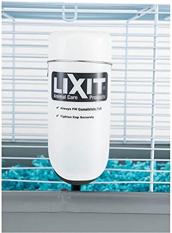 Lixit Wide Mouth BPA-Free Cage Water Bottles for Rabbits, Ferrets, Guinea Pigs, Rats, Chinchillas, Hamsters, Mice, Hedgehogs, Gerbils and Other Small Animals. (Translucent, 8 Ounce) - Image 4