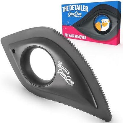 ChomChom Roller Detailer- Scraper for Pet Hair Remover and Lint - Great for CAR - Cat and Dog Hair Remover for Couch, Furniture, Carpet, Clothing and Bedding - Travel Multi-Surface Fur Removal Tool by ChomChomRoller