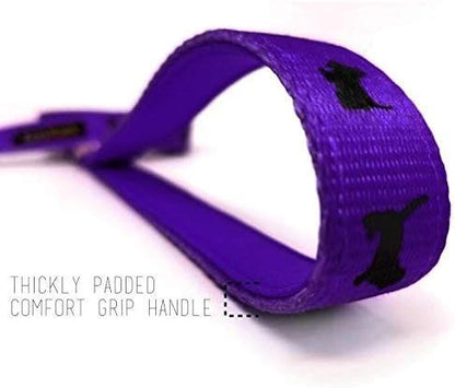 EcoBark Reflective Dog Leash with Padded Handle, Soft Purple, Durable - Image 6