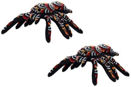 TUFFY - World's Tuffest Soft Dog Toy - Desert - Multiple Layers. Made Durable, Strong & Tough. Interactive Play (Tug, Toss & Fetch). Machine Washable & Floats (Tarantula, Large 2 Pack)